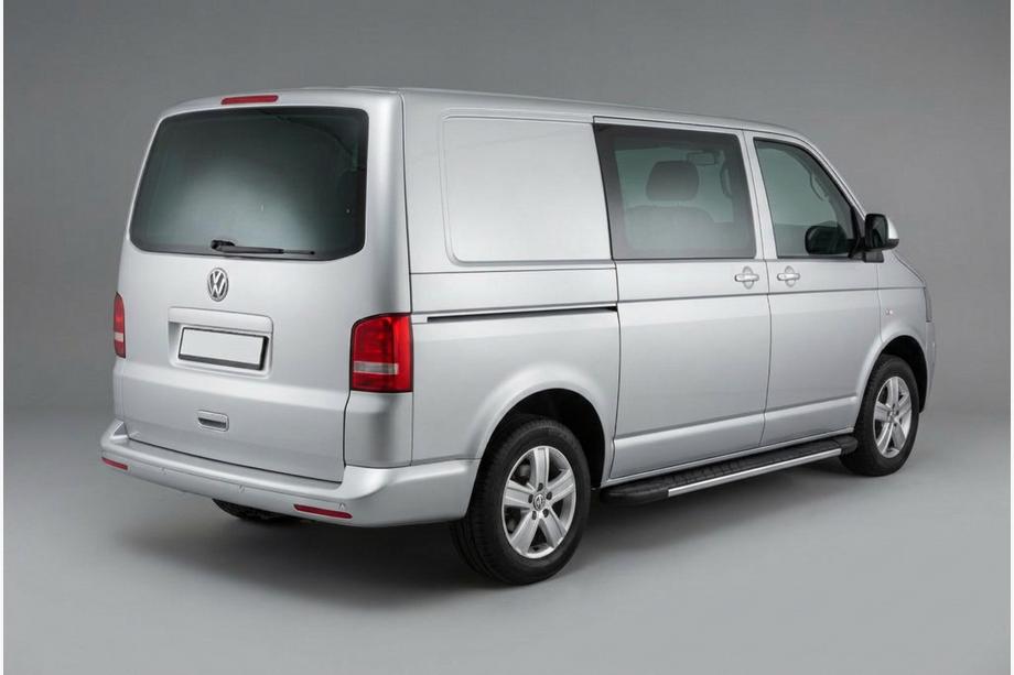 Volkswagen T5 2010-2015 Trittbretter Bosphorus Grey (2 Stk., Aluminium) Kurzer Radstand Image