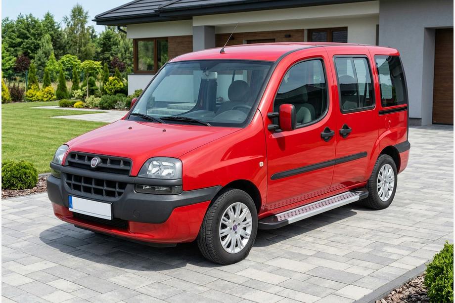 Fiat Doblo I 2001-2005 Seitenschweller New Vision Grey (2 Stk., Aluminium) Image