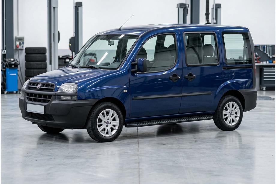 Fiat Doblo I 2001-2005 Seitenschweller Tayga Black (2 Stk., Aluminium) Image