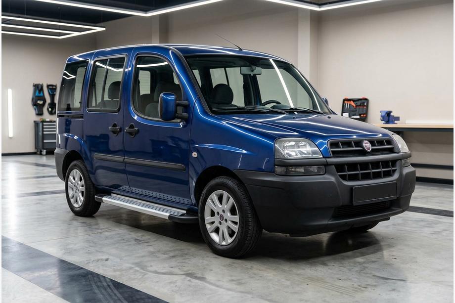 Fiat Doblo I 2005-2010 Seitenschweller New Vision Grey (2 Stk., Aluminium) Maxi Basis Image
