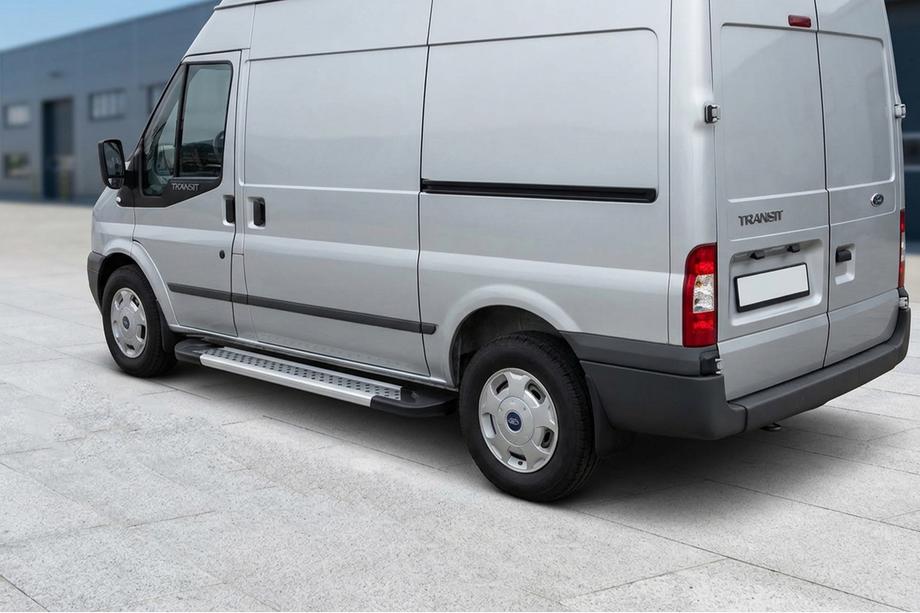 Ford Transit 2000–2014 Seitenschweller New Vision Grey (2 Stk., Aluminium) L2 (mittlerer Radstand) Image
