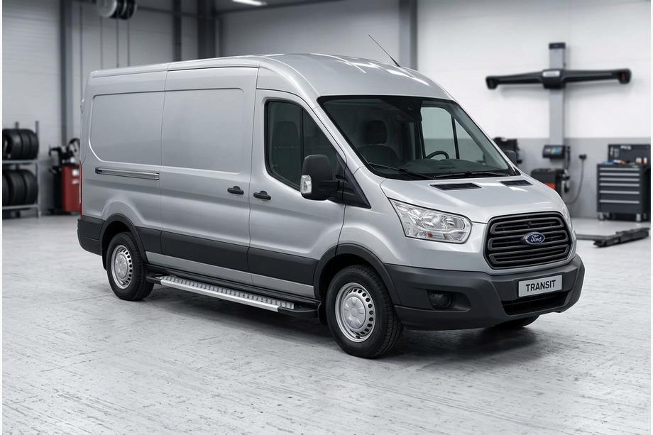 Ford Transit 2014- Seitenschweller New Vision Grey (2 Stk., Aluminium) Image