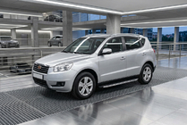 Geely Emgrand X7 2011- Seitenschweller BlackLine (2 Stk., Aluminium) Foto 1