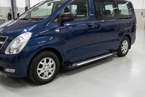 Hyundai H300, H1, Starex 2008-2020 Trittbretter Line (2 Stk., Aluminium) Foto 3