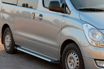 Hyundai H300, H1, Starex 2008-2020 Trittbretter Line (2 Stk., Aluminium) Foto 2