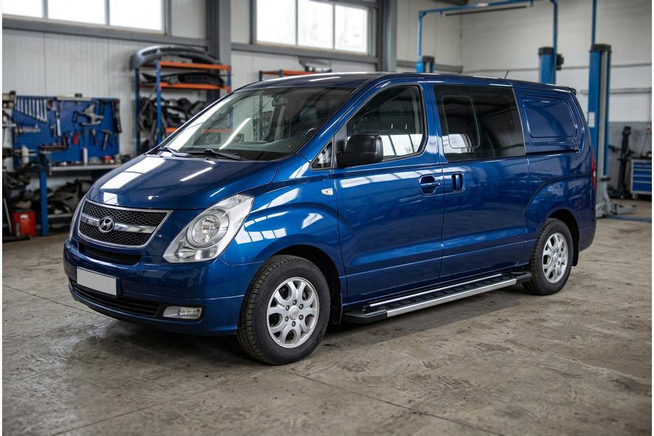 Hyundai H300, H1, Starex 2008-2020 Seitenschweller RedLine V1 (2 Stk., Alu) Image