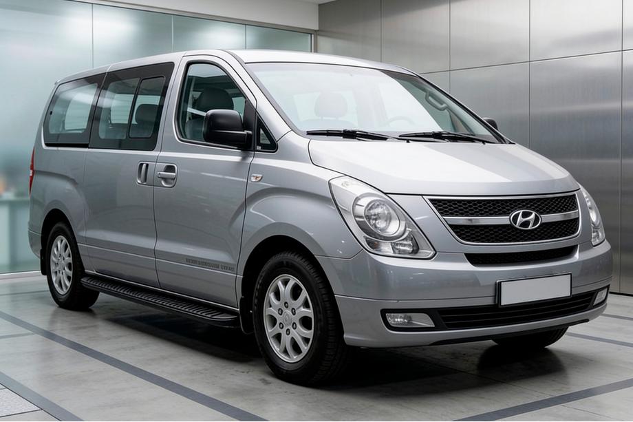 Hyundai H300, H1, Starex 2008-2020 Seitenschweller Tayga Black (2 Stk., Alu) Image