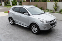 Hyundai IX-35 2010-2015 Seitenschweller New Vision Grey (2 Stk., Aluminium) Foto 2