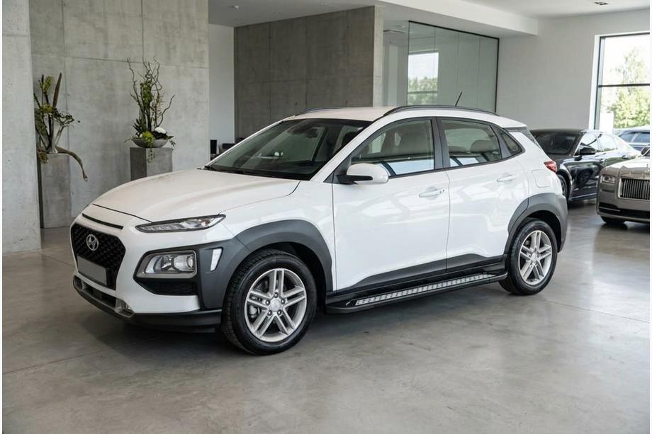 Hyundai Kona 2017-2023 Seitenschweller New Vision Black (2 Stk., Aluminium) Image