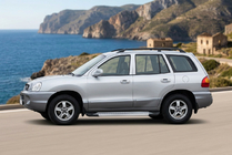 Hyundai Santa Fe 1 2000-2006 Seitenschweller New Vision Grey (2 Stk., Aluminium) Foto 1