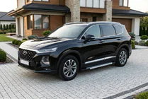 Hyundai Santa Fe 4 2018-2023 Seitenschweller New Vision Grey (2 Stk., Aluminium) Foto 1