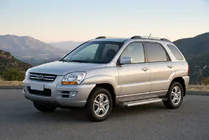 Kia Sportage 2004-2010 Seitenschweller New Vision Grey (2 Stk., Aluminium) Foto 1