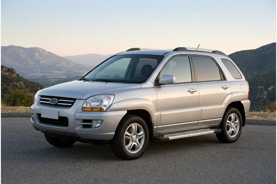 Kia Sportage 2004-2010 Seitenschweller New Vision Grey (2 Stk., Aluminium) Image