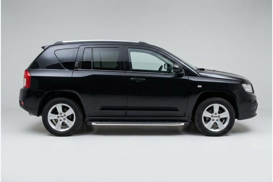 Jeep Compass 2006-2016 Seitenschweller BlackLine (2 Stk., Aluminium) Image