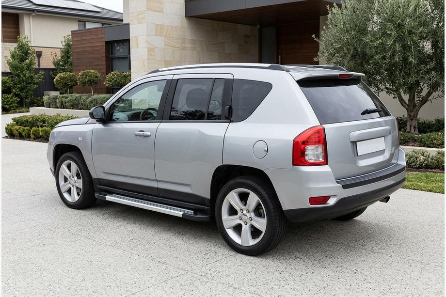 Jeep Compass 2006-2016 Seitenschweller New Vision Grey (2 Stk., Aluminium) Image