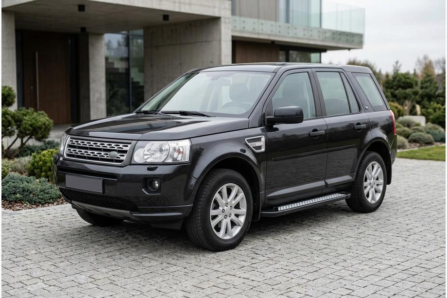 Land Rover Freelander II 2006–2014 Seitenschweller New Vision Black (2 Stk, Aluminium) Image