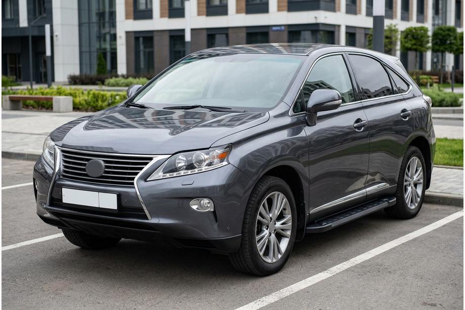 Lexus RX 2009-2015 Seitenstufen RedLine Black (2 Stk, Aluminium) Image