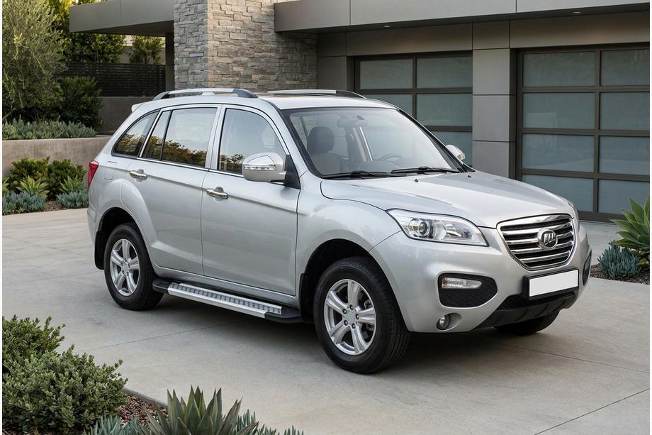 Lifan X60 2011- Seitenschweller New Vision Grey (2 Stk., Aluminium) Image