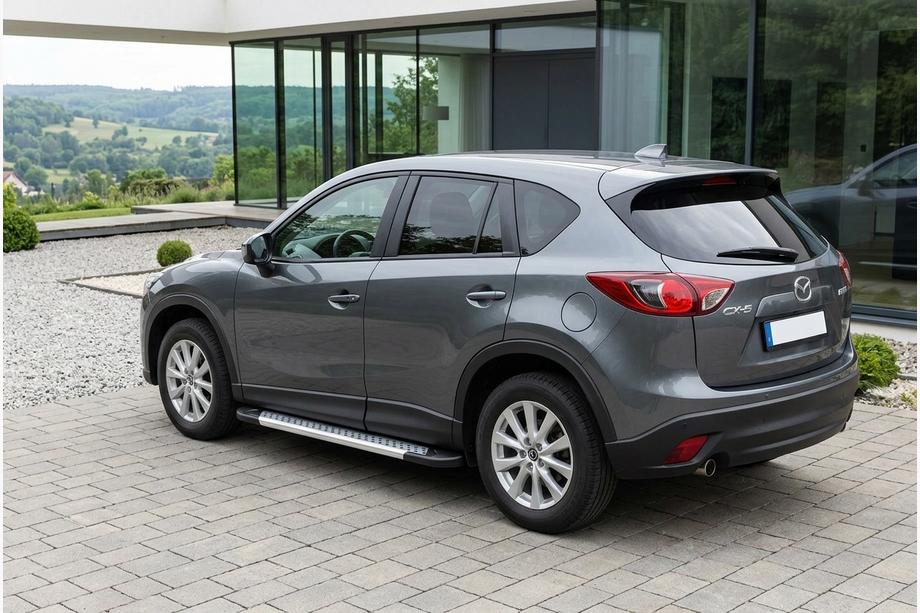 Mazda CX-5 2012-2017 Seitenschweller New Vision Grey (2 Stk., Aluminium) Image