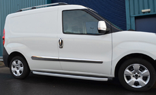 Fiat Fiorino/Qubo 2008-2024 Chrom Türgriffblenden und Umrandungen (Edelstahl, 8-teilig) OmsaLine - Italienischer Edelstahl Foto 16