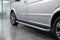 Mercedes Vito W639 2004-2014 Seitenschweller Tayga Grey (2 Stk., Alu) Kurz und Mittel Foto 1