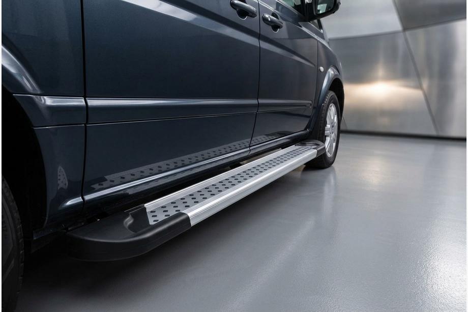 Mercedes Vito W639 2004-2014 Seitenschweller New Vision Grey (2 Stk., Aluminium) Image