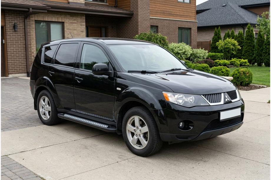 Mitsubishi Outlander 2006-2012 Seitenschweller New Vision Black (2 Stk, Aluminium) Image