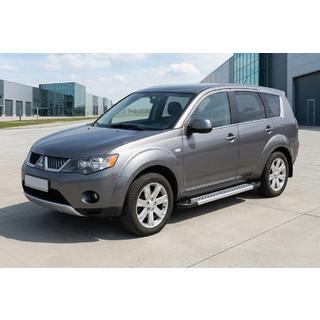 Seitenschweller New Vision Grey (2 Stk, Aluminium) Mitsubishi Outlander 2006-2012 Foto 1