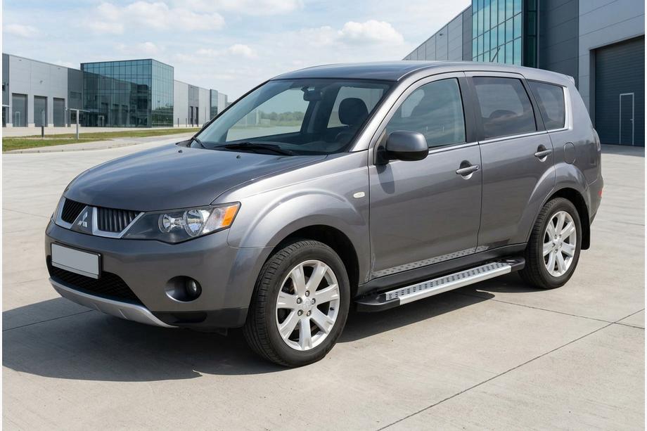 Mitsubishi Outlander 2006-2012 Seitenschweller New Vision Grey (2 Stk, Aluminium) Image