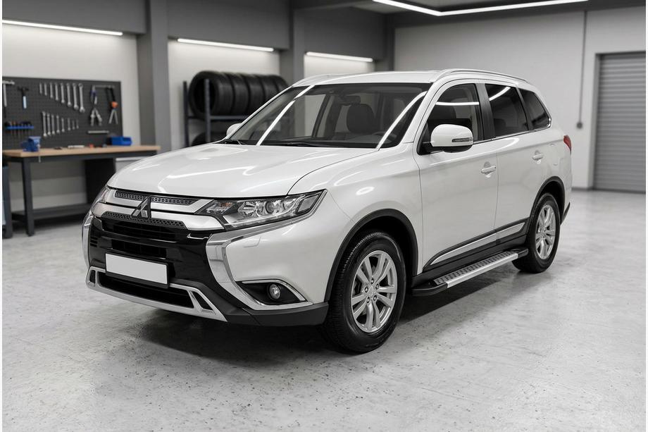 Mitsubishi Outlander 2012-2021 Seitenschweller New Vision Grey (2 Stk., Aluminium) Image