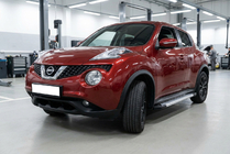 Nissan Juke 2010-2019 Seitenschweller New Vision Grey (2 Stk., Aluminium) Foto 1