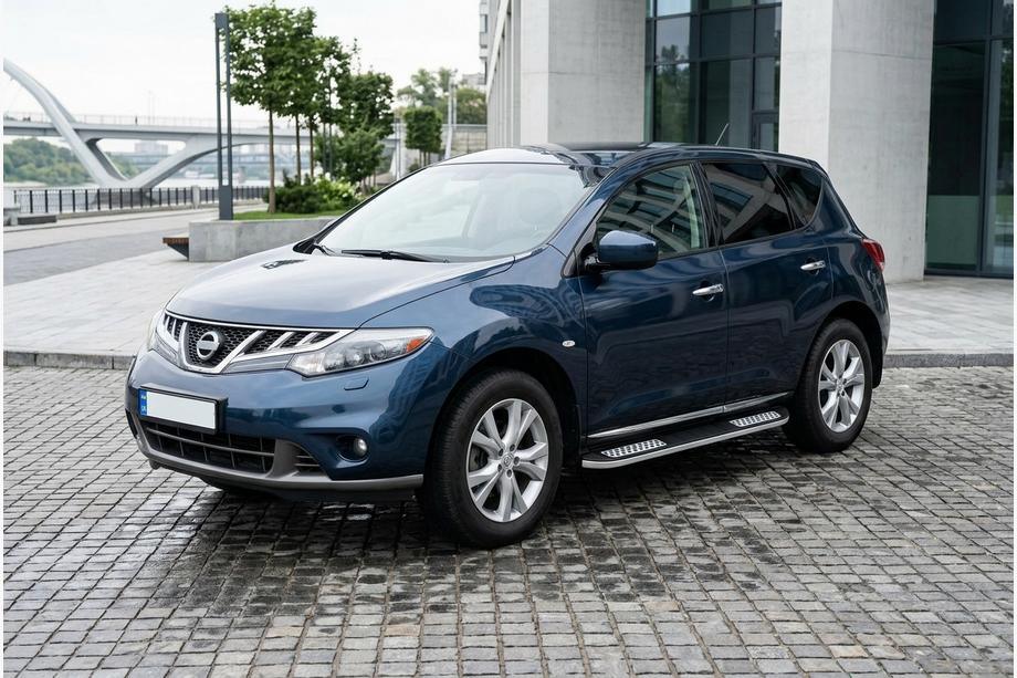 Nissan Murano 2008-2014 Seitenschweller Tayga V2 (2 Stk., Aluminium) Image