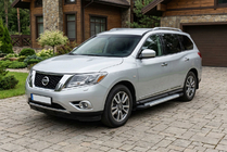 Nissan Pathfinder R52 2012-2021 Seitenschweller New Vision Grey (2 Stk., Aluminium) Foto 1