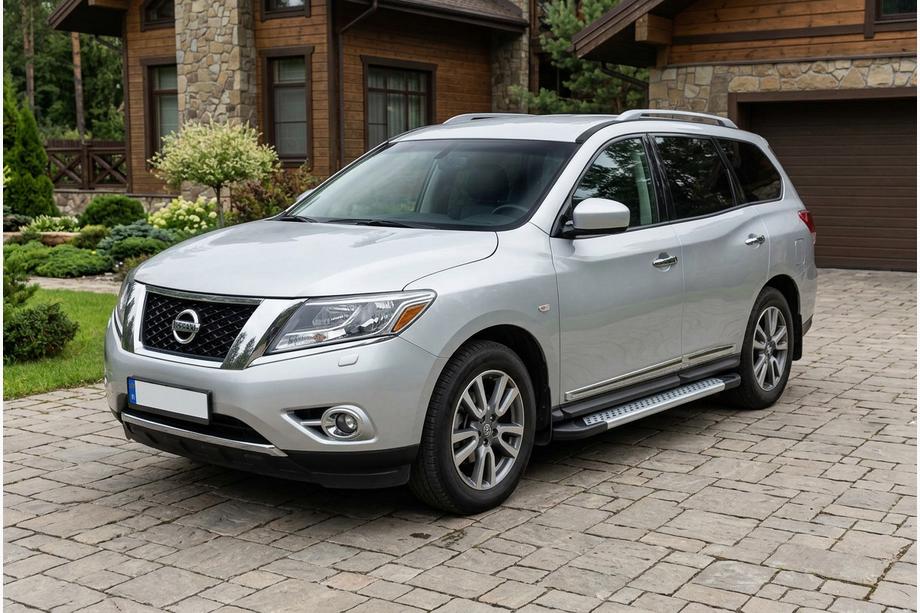 Nissan Pathfinder R52 2012-2021 Seitenschweller New Vision Grey (2 Stk., Aluminium) Image