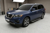 Nissan Pathfinder R52 2012-2021 Trittbretter BlackLine (2 Stk, Aluminium) Foto 1