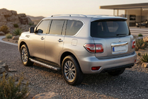 Nissan Patrol Y62 2010-2024 Seitenschweller BlackLine (2 Stk., Aluminium) Foto 1