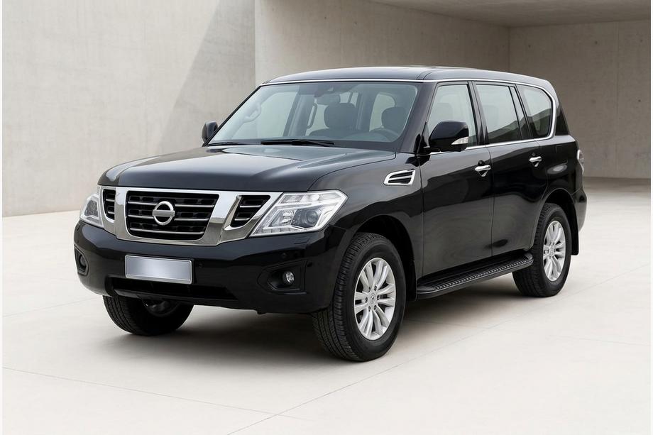 Nissan Patrol Y62 2010-2024 Seitenschweller Tayga Black (2 Stk., Aluminium) Image