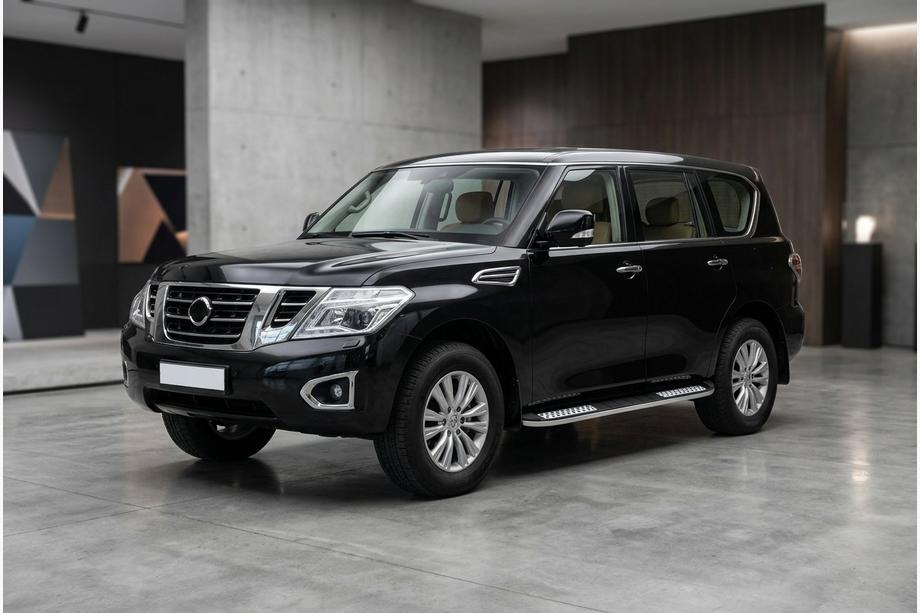 Nissan Patrol Y62 2010-2024 Seitenschweller Tayga V2 (2 Stk., Aluminium) Image