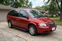 Chrysler Voyager 2001-2007 Seitenschweller Maya Red (2 Stk., Aluminium) Foto 1