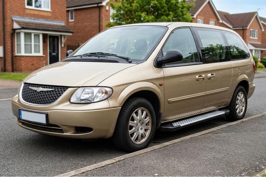 Chrysler Voyager 2001-2007 Trittbretter Allmond Grey (2 Stk., Aluminium) Image
