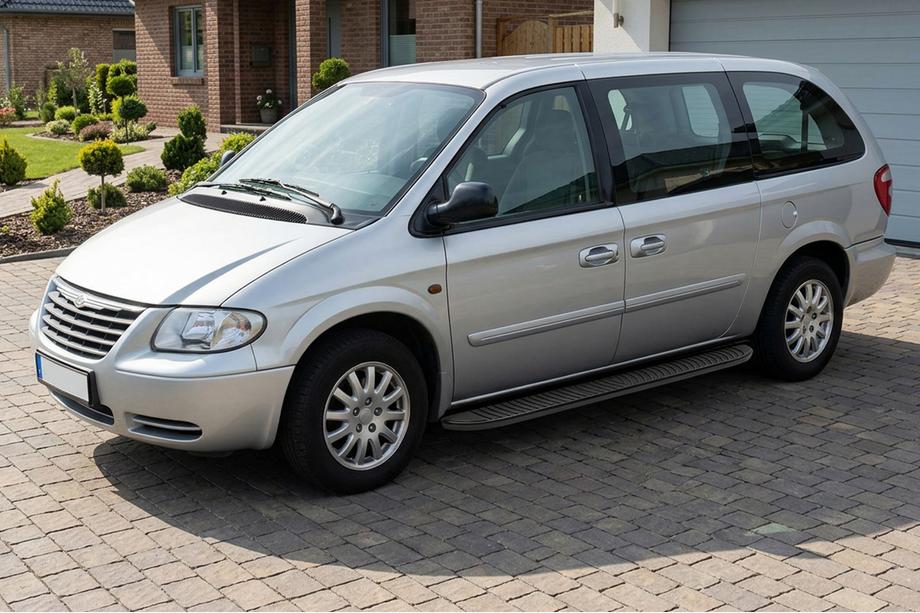 Chrysler Voyager 2001-2007 Seitenschweller Tayga Black (2 Stk., Aluminium) Image