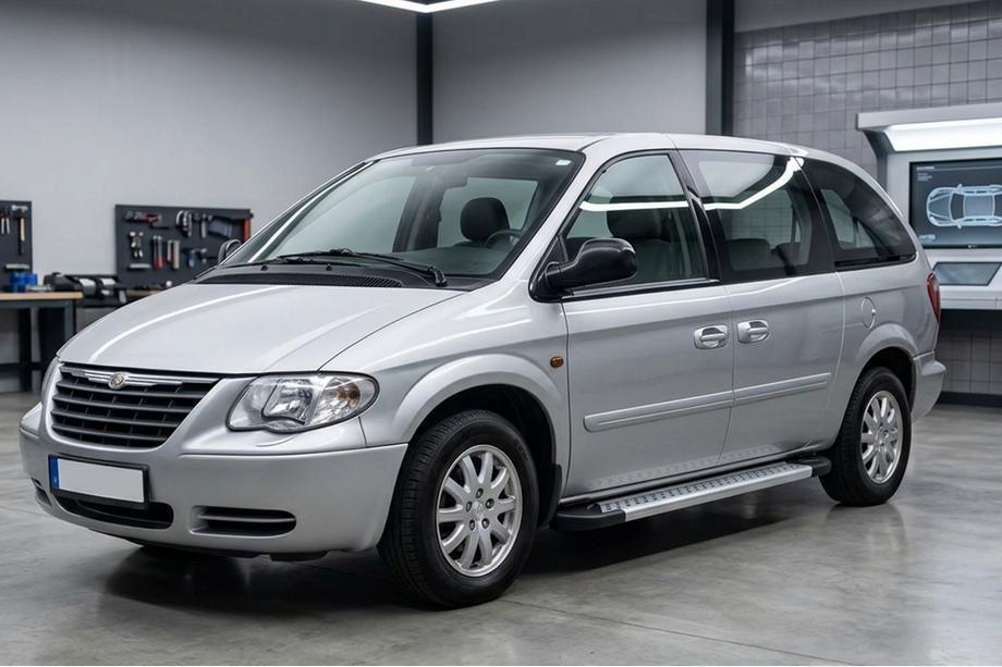 Chrysler Voyager 2001-2007 Seitenschweller New Vision Grey (2 Stk., Aluminium) Image