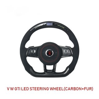 Lenkrad (Carbon + LED Anzeige) Volkswagen Golf 6 2008-2014 Foto 2