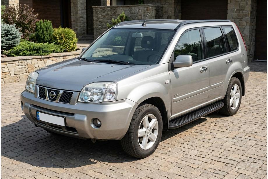 Nissan X-trail T30 2002-2007 Seitenschweller Tayga Black (2 Stk., Alu) Image