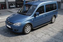 Opel Combo 2002–2012 Seitenschweller Tayga Black (2 Stk., Aluminium) Foto 1