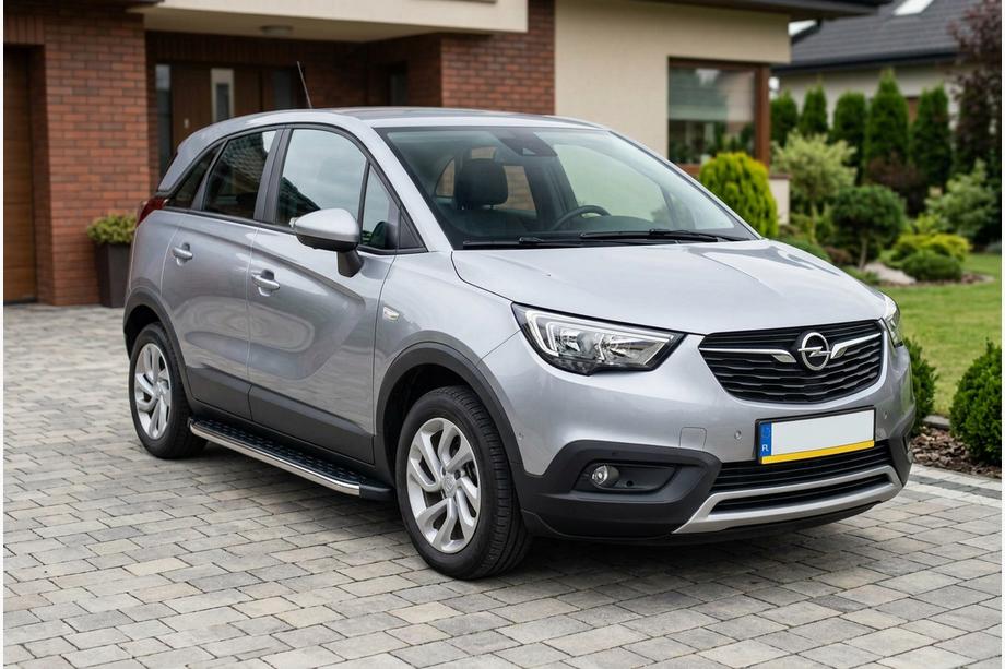 Opel Crossland X 2017-2024 Seitenschweller BlackLine (2 Stk., Aluminium) Image