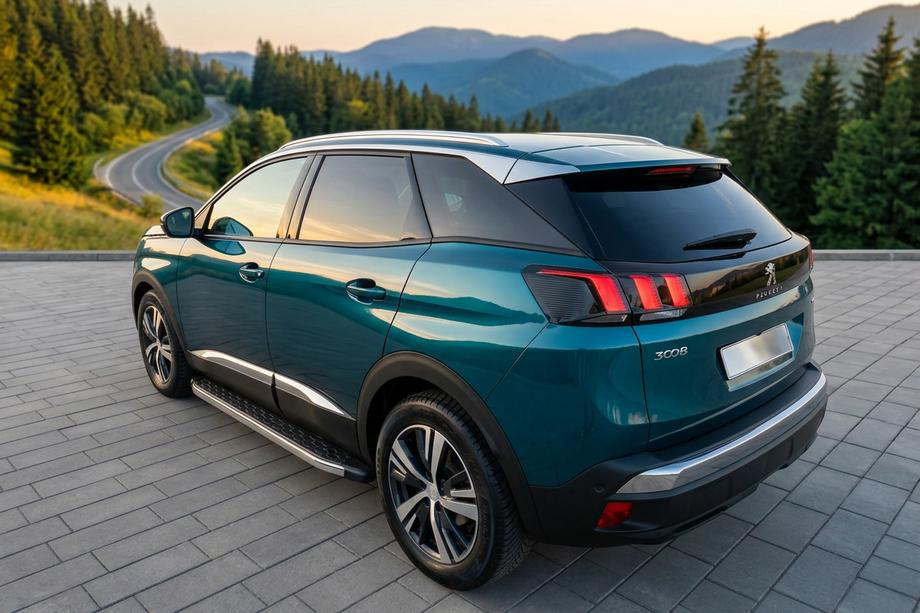 Peugeot 3008 2016-2023 Trittbretter BlackLine (2 Stk, Aluminium) Image