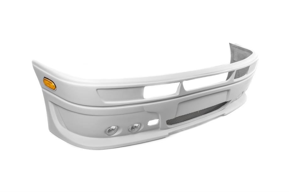 Volkswagen LT 1995-2006 Frontstoßstangenaufsatz mit 4 Scheinwerfern (grundiert zum Lackieren) Image