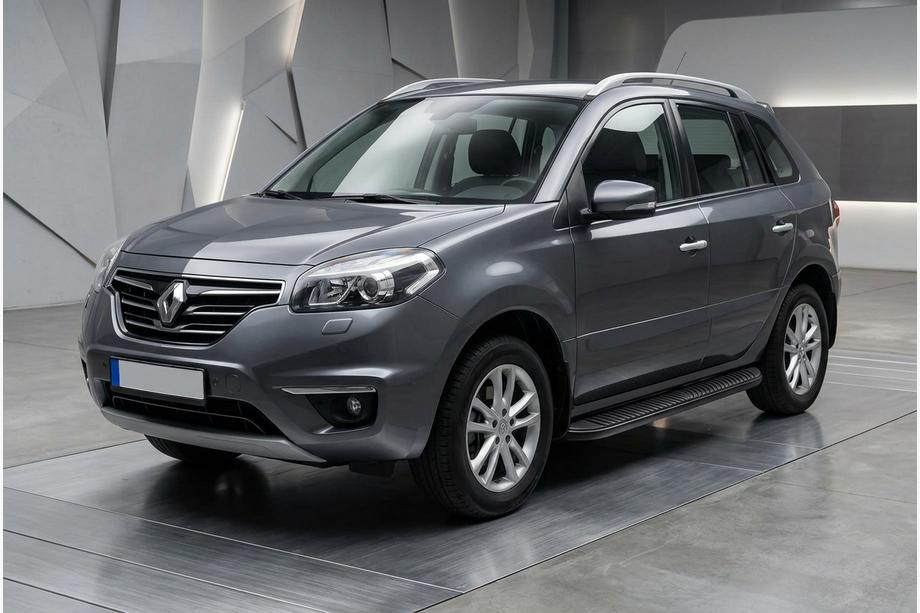 Renault Koleos 2008-2016 Seitenschweller Tayga Black (2 Stk., Aluminium) Image