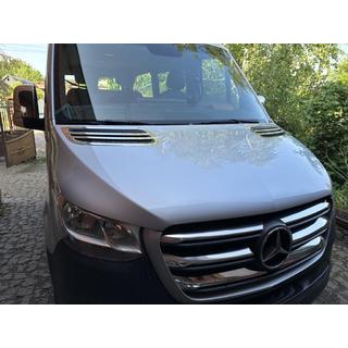 Chrom Kühlergrill Blenden (breites Modell, 6 Stück) Foto 4